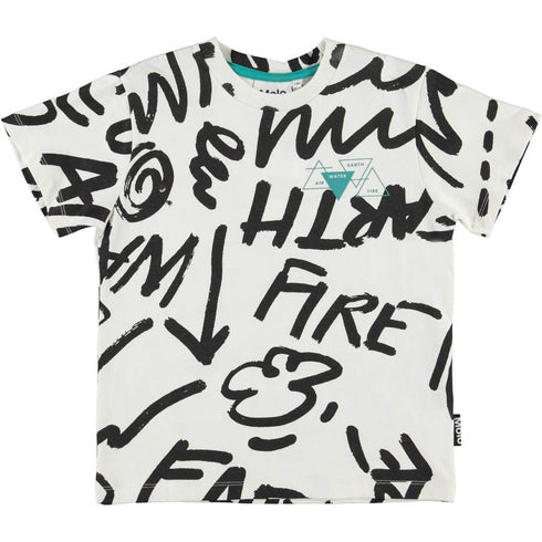 Playera Roxo Elements White