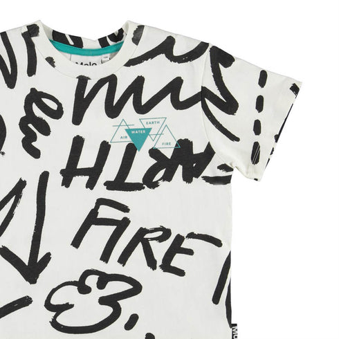 Playera Roxo Elements White