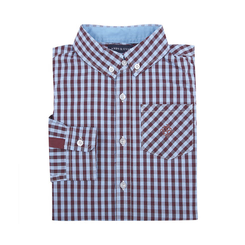 Camisa a Cuadros con Bolsillos