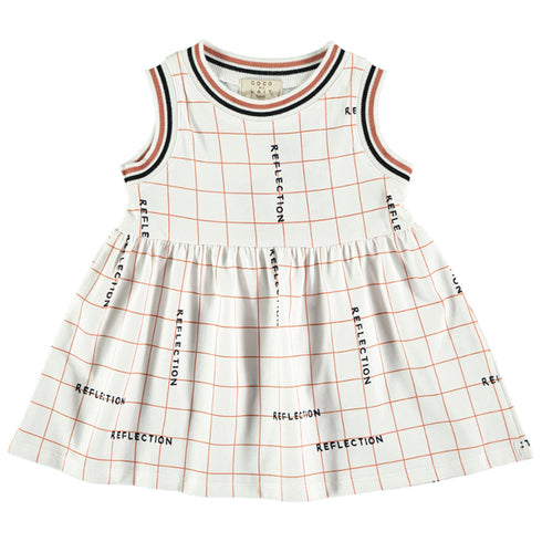 Vestido Reflections Grid Organic
