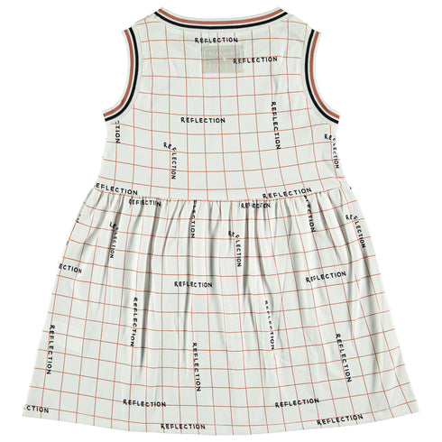 Vestido Reflections Grid Organic