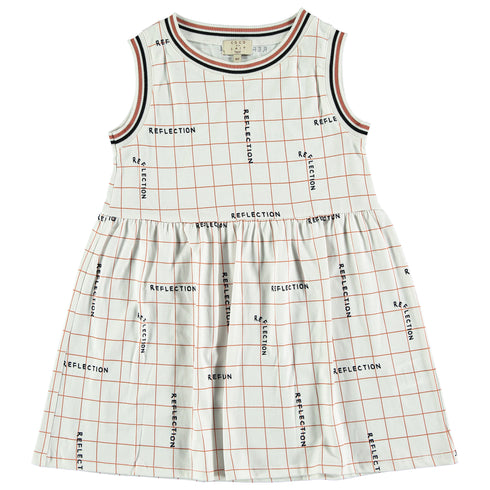 Vestido Reflections Grid Organic