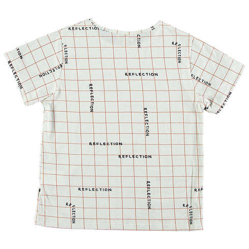 Playera Reflection grid organic