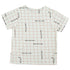 Playera Reflection grid organic