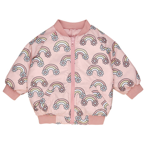 Chamarra Bomber Reversible Rainbow