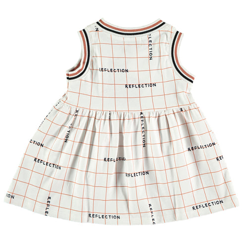 Vestido Reflections Grid Organic