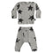 Conjunto Soft Faded Star Baby Gray