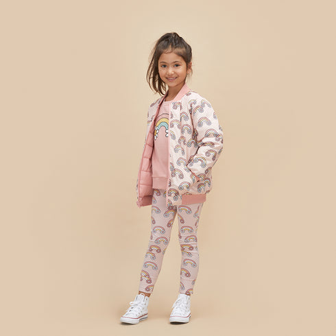 Chamarra Bomber Reversible Rainbow