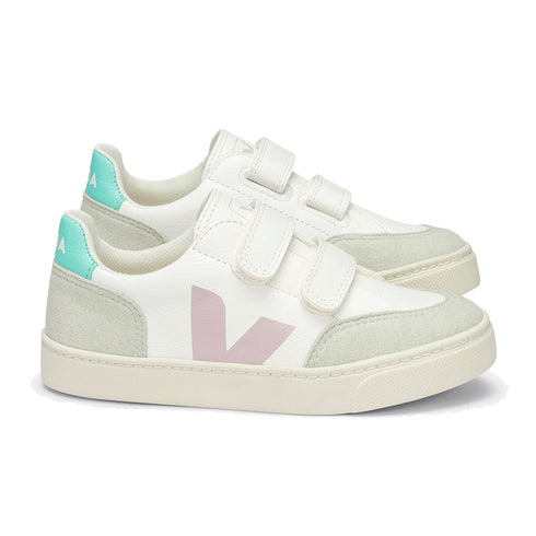 Tenis V12 Velcro Extra White Parme Turquoise
