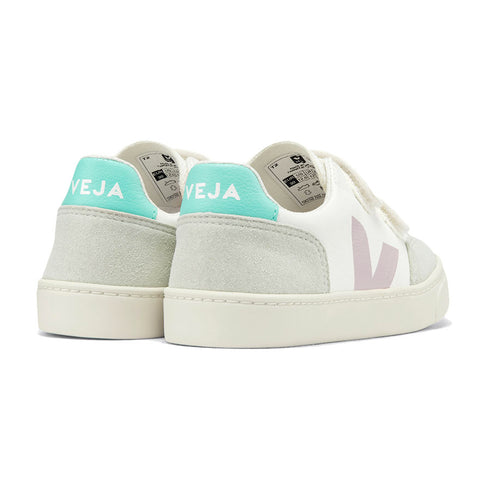 Tenis V12 Velcro Extra White Parme Turquoise