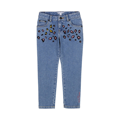 Pantalón Leopard Denim