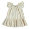 Vestido Cindie Metallic Stripe