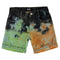 Bermudas Avian Tie Dye