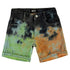 Bermudas Avian Tie Dye