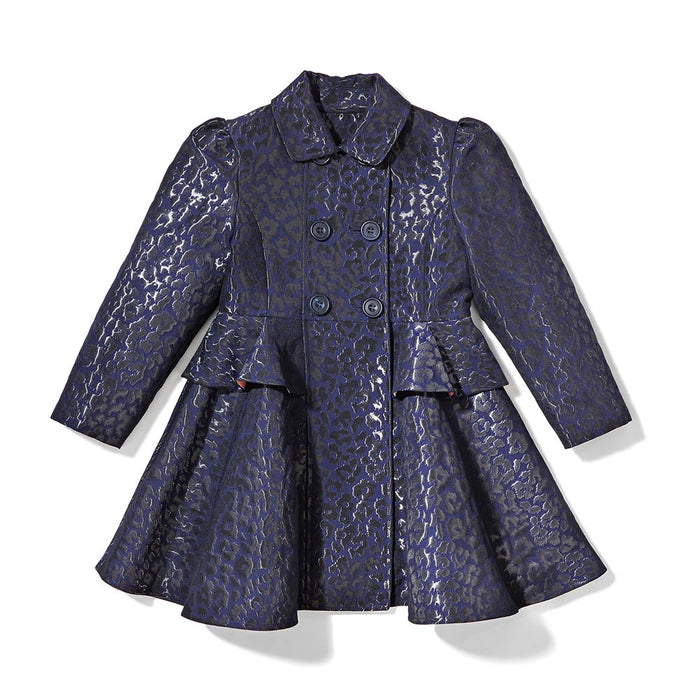 Abrigo Peplum Print